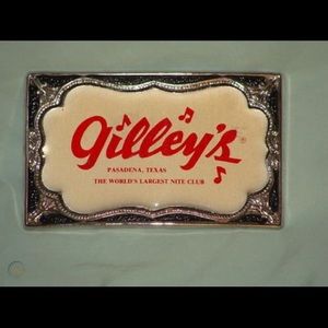Vintage Gilley’s belt buckle Father’s Day gift